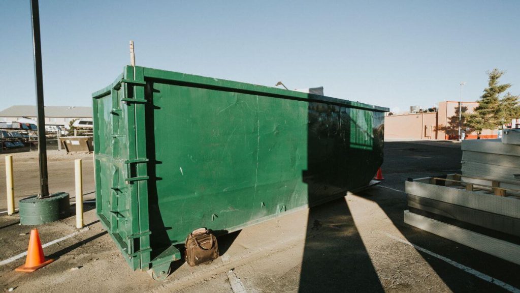 Roll-Off Dumpster for Commercial Cleanup Project